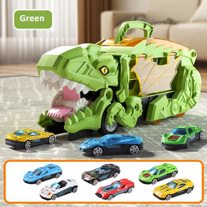 🚗 Transport Dinosaur Truck with Foldable Sliding